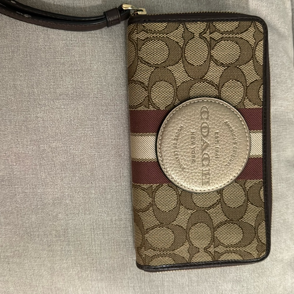 Coach Zip Around Wallet